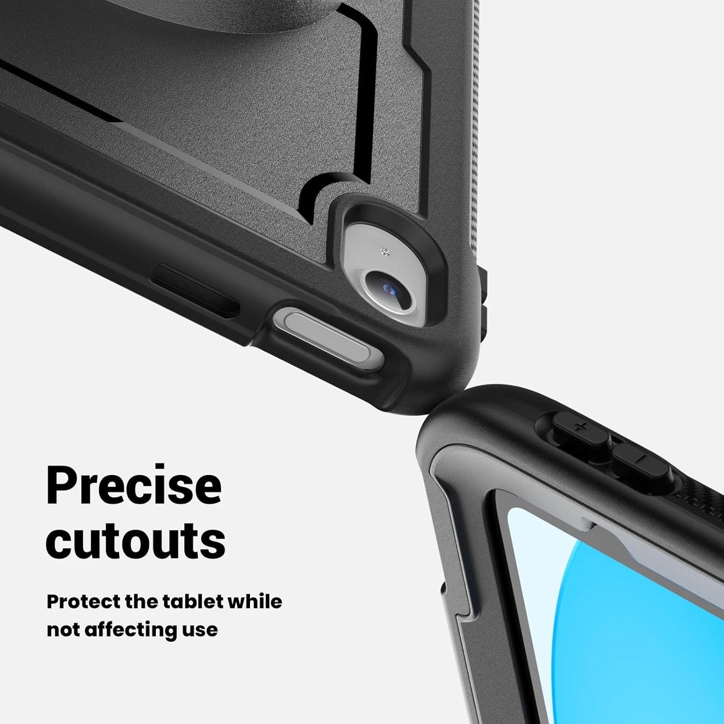 Case for iPad 10th/10.9 Inch 2025 A16 Kickstand Tablet Case Rugged Shockproof Hard Cover Compatible with iPad 11th Generation