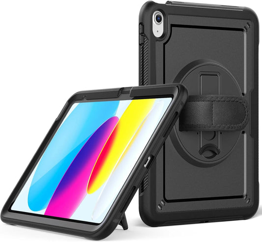 Case for iPad 10th/10.9 Inch 2025 A16 Kickstand Tablet Case Rugged Shockproof Hard Cover Compatible with iPad 11th Generation